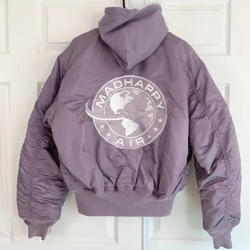Madhappy Alpha Industries x  Air CWU 45/P Reversible Bomber Jacket Purple Medium - Image 6