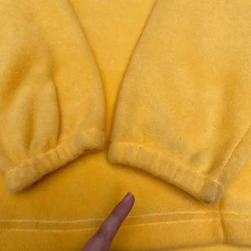 Andy’s Vintage 90s San Francisco California Yellow Zip Up Fleece Quarter Zip Sweater