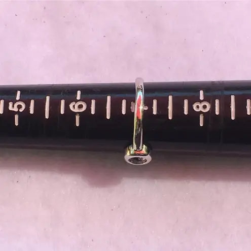 Stylish Women's Silver Ring, Round and Square Faceted Accents, Size 7