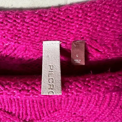 Pilcro and the Letterpress Anthropologie Pilcro Mock Neck Cable Knit Sweaterater Size Large