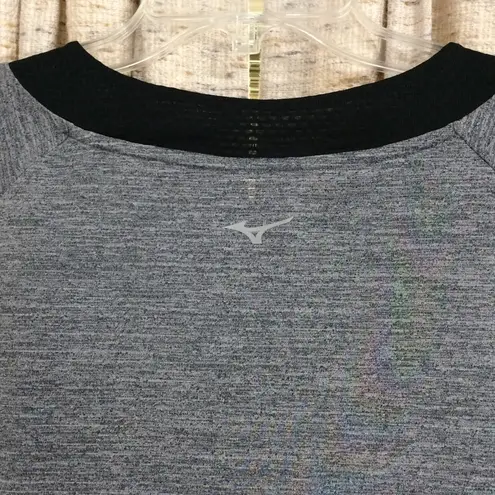 Mizuno Women's Lyra Running Tee in Heathered Black