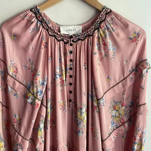 The Great The Sachet Dress Cherry Blossom Floral