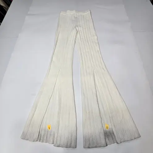 Michael Costello & REVOLVE Amaran Knit Pants in Ivory XS - Image 3