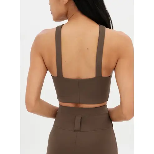 Girlfriend Collective NWT | Cafe Becca X Neck Keyhole Sports Bra Size Medium