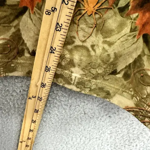 One World Halloween Top M Pumpkin Witch Hat Fall Leaves Gothic Whimsigoth Boho