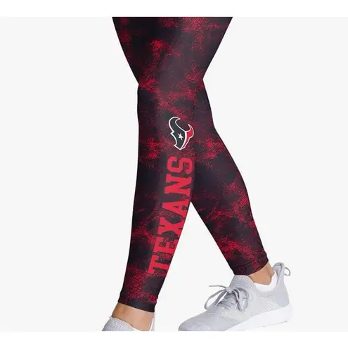 FOCO NFL Houston Texans Team Color Cloud Leggings Size M New With Tags Size M