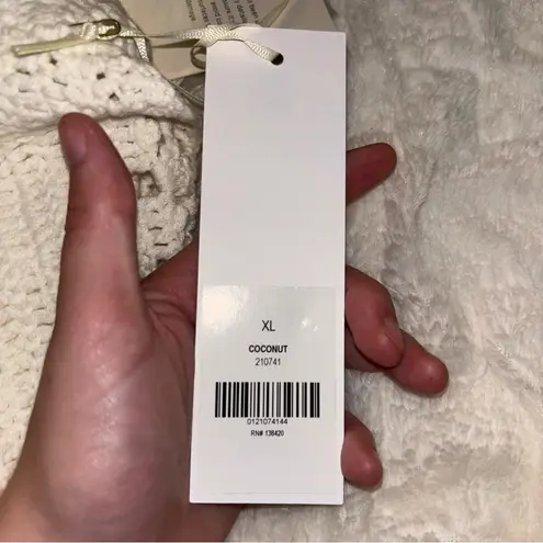 Etcetera NWT  Ivory Crochet Knit thumbnail 5