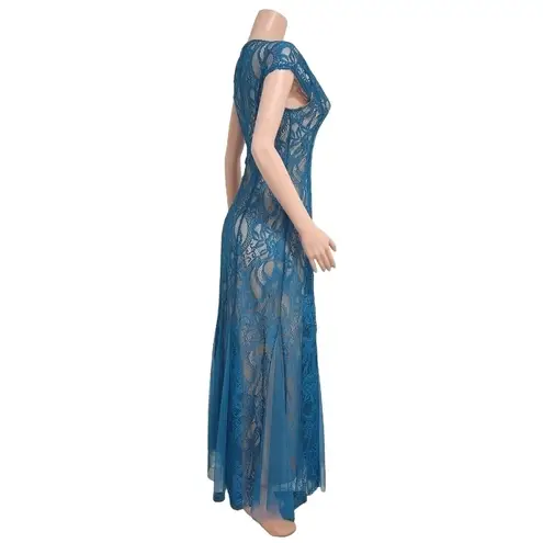 Candalite 𝅺 Maxi Lace Flowy Party Dress Size: S