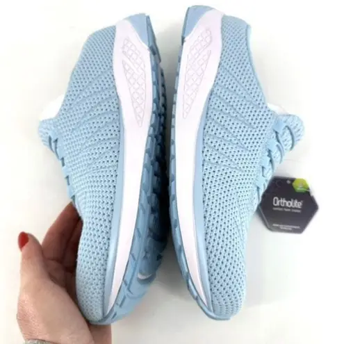 NWT Propet Tour Knit Slide Sneakers Baby Blue Ortholite Size 12