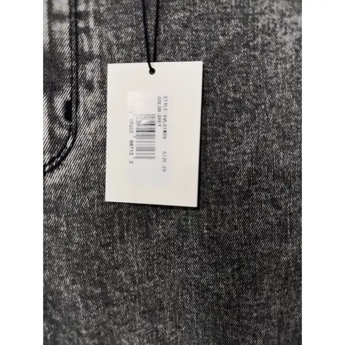 LNDN Landon Denim Acid Black Wash‎ Ankle Zip Straight Leg Jeans NWT Size 29