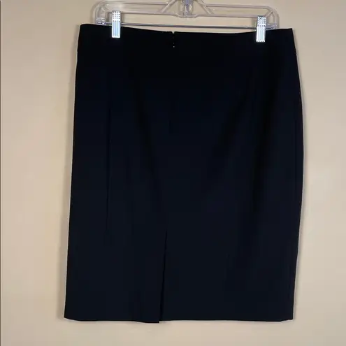 Calvin Klein  Women’s Career Office Work Black Back Slit Pencil Skirt