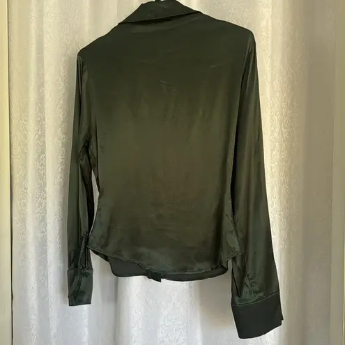 ZARA  SATIN SHIRT SZ: S