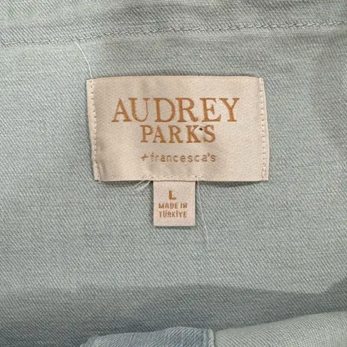 Audrey Parks x Francesca's‎ denim dress Large Blue