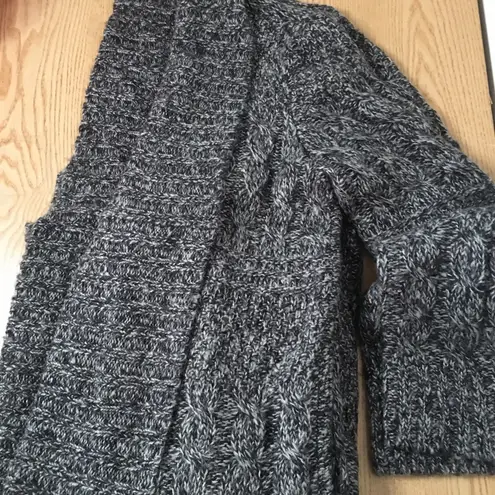 New Women’s 89th & Madison Sweater Cardigan Knee Length Gray Size Small/Medium