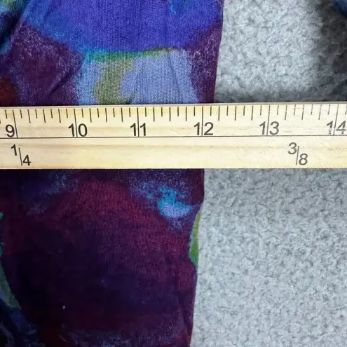 Rachel Roy Dress Womens XS Purple Gathered V Neck Ruched Vtg Y2K Fairy Boho