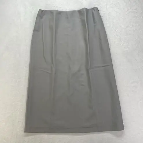 Ralph Lauren New  Collection Purple Label skirt womens 8 gray lined side zip