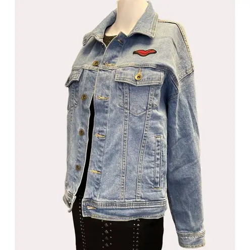New York 1969 Women's Blue Jean Jacket Loose Fit Size S SKU 6244