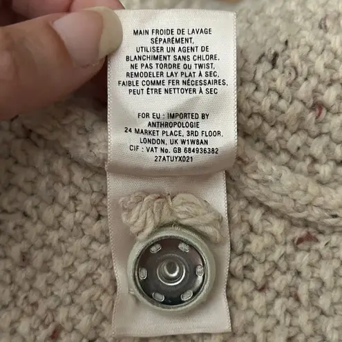 Far Away From Close Oatmeal Beige Knit Hooded Short Sleeve Snap Button Cardigan