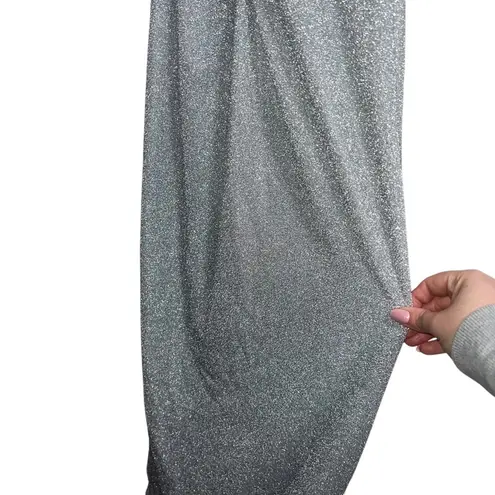 Baobab Collection NEW NWT Baobab Rio Front Twist Cutout Maxi Dress In Silver