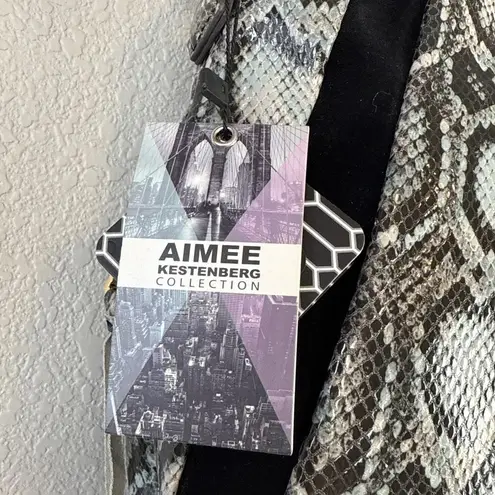 Aimee Kestenberg Tuscany Hobo Purse Shoulder Bag Suede Animal Print Leather