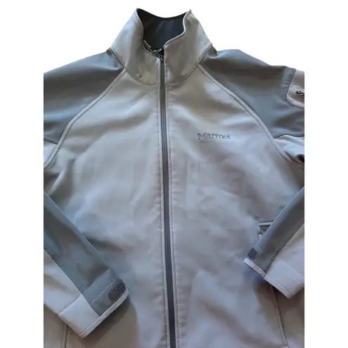 Marmot Softshell Jacket Women's Full Zip Gray Outdoor Coat Lightweight