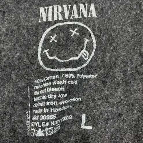 Nirvana Nevermind Grunge Oversized Crewneck Sweater L