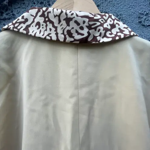 Ben Marc Vintage International Leopard Cheetah Beige Nude Blazer Coat Jacket