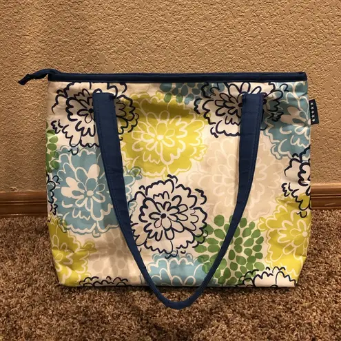 Five Star Floral Tote Bag Green