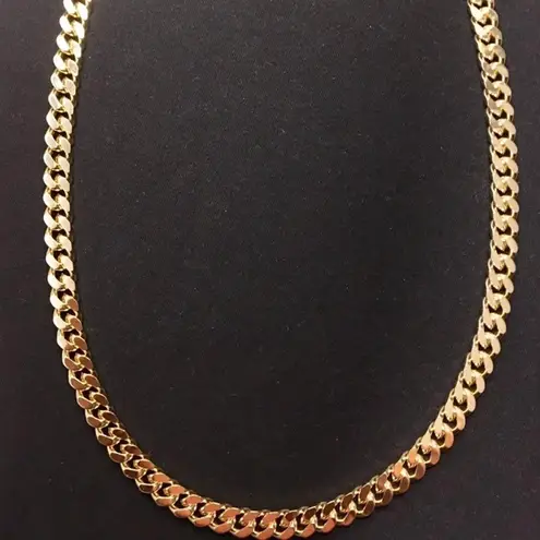 Gold Chain Cuban Link Necklace 30in 10mm