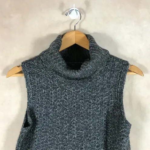 LORD & TAYLOR Sleeveless Turtleneck Sweater NWOT XS Gray