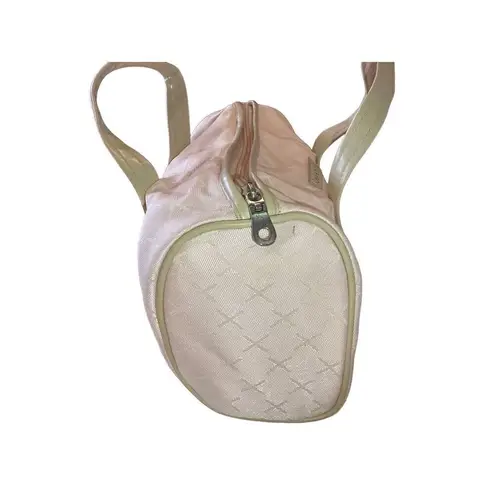 Vintage Celebrity Pastel Pink Top Handle Purse Bag Tote