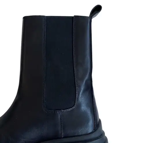 Ash EUC Leather Storm Chelsea Boots Size 11