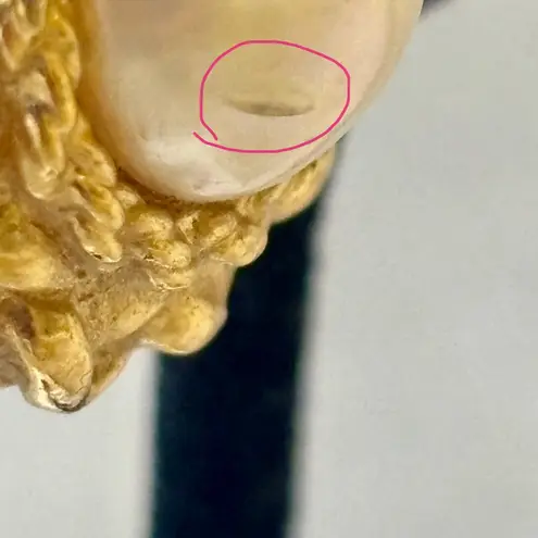 Christian Dior  Gold and Iridescent Pearl Clip on Earrings