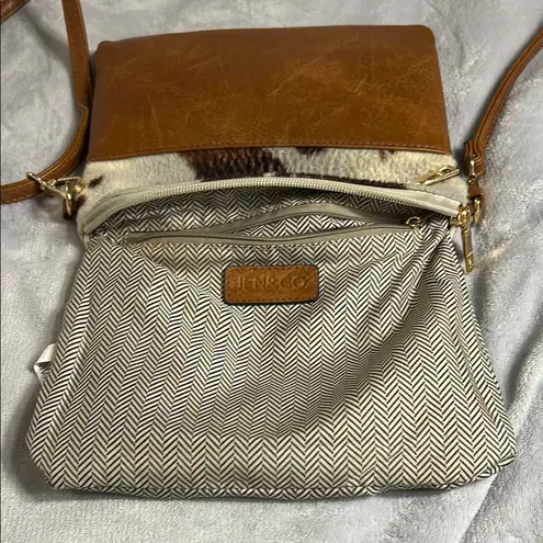 JEN & CO Tara Crossbody Bag Brown