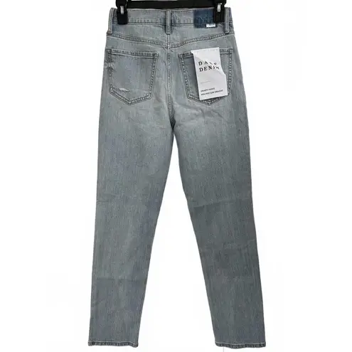Daze Smarty Pants High Waist Ankle Slim Straight Leg Jeans Dew Drop NWT Size 25 Blue