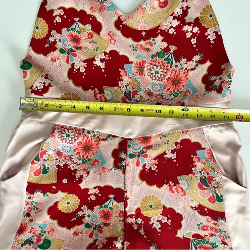 Vintage Wide Leg Jumpsuit•Sz see measurements! Red