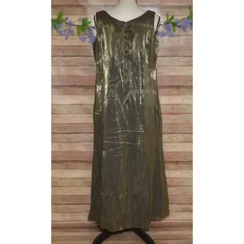 Alex Evenings ALEX Evening Formal Dress Jacket Green Iridescent Bead 18WP Mother of the Bride