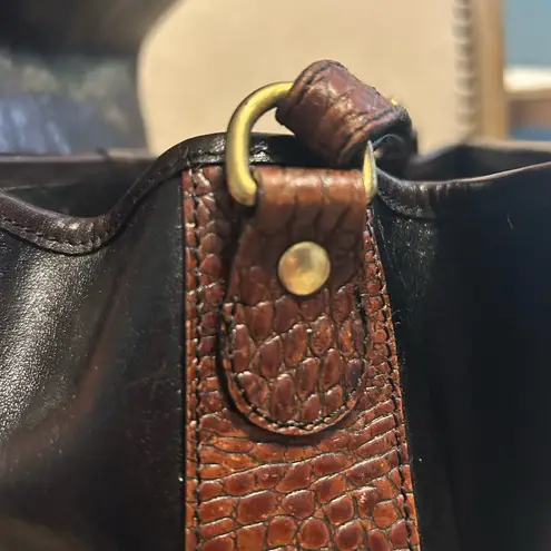 Brahmin Vintage Crocodile Embossed Crossbody Bag