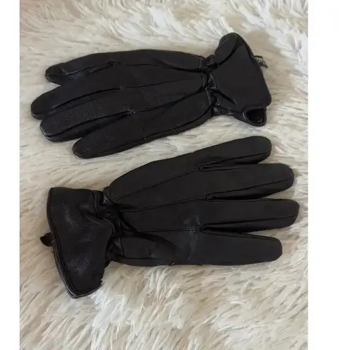 Black Leather Gloves for Men