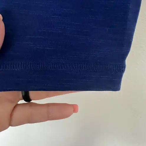 Manduka YOGA crop leggings pants indigo Moroccan blue XSMALL