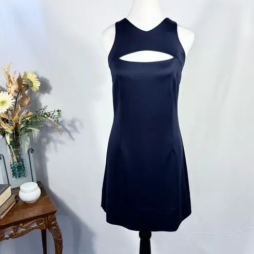 Gretchen Scott Cutout Front Sleeveless Mini Dress w/ Built