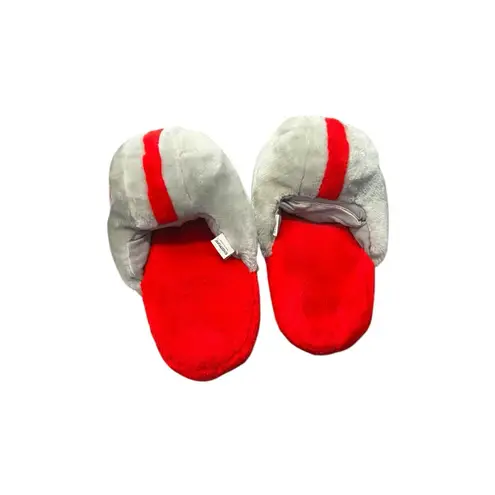 Ohio State Slippers Mens Buckeyes Helmet Slippers One Size Plays Cheering Red
