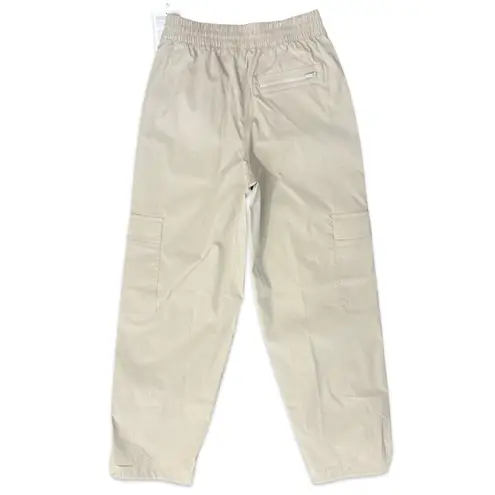 Athleta  Beige Khaki Cascade High Rise Cargo Poplin Pants size XXS 2XS NEW Tags