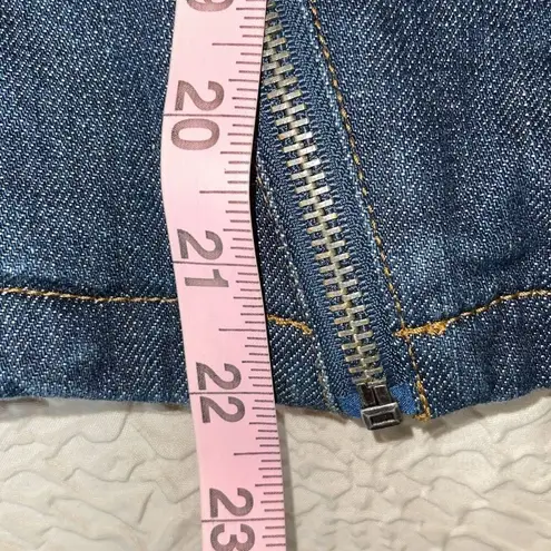 Romeo + Juliet Couture  Womens Denim Studded Jean Jacket Blue‎ Size Medium NWT