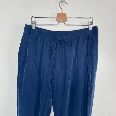 Johnny Was Womens Navy Blue Alice Jogger Pants XL Cupra Blend