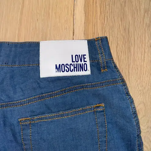 Love moschino Denim Jean Jogger Pants Size 28