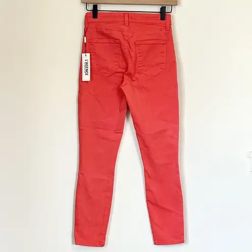 L'Agence NWT Margot High Rise Skinny Jean in Hibiscus - Size 25