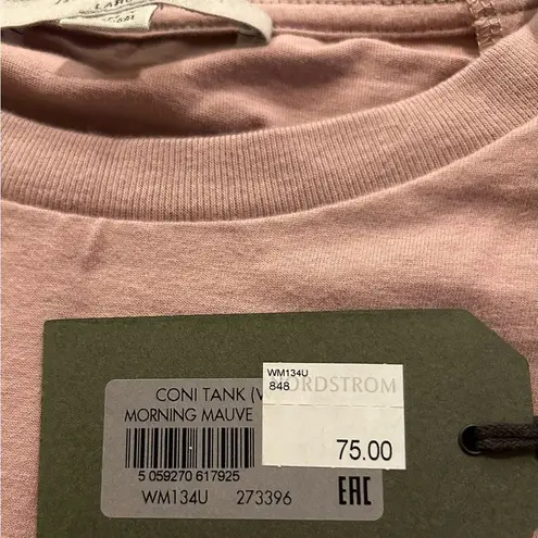 All Saints Revolve Cotton Coni Tank Top in Morning Mauve Size Large NEW 175.00