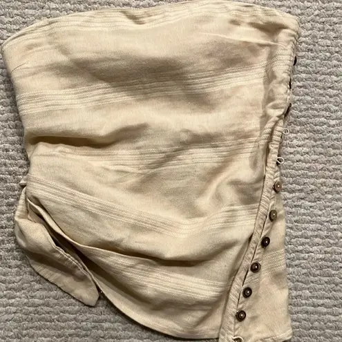 Free People NWOT Cotton strapless top