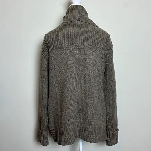 Alexander Wang wool & Alpaca Blend Open Cardigan 2 pockets Light Brown Sz Large Tan - Image 6